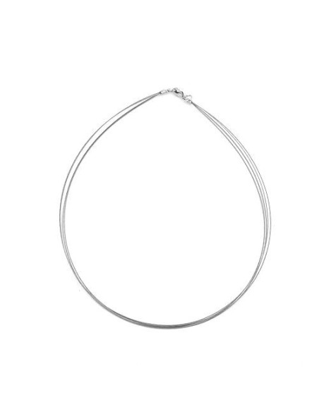 necklace 4x coated steel wire 40cm