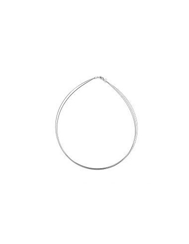necklace 4x coated steel wire 40cm