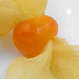 scarf bead orange 33mm