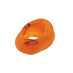 scarf bead orange 33mm