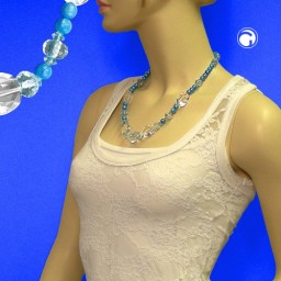 necklace light-blue turquoise 55cm