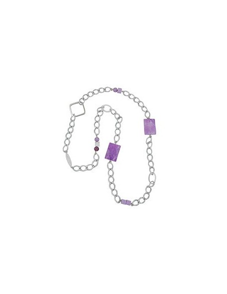 necklace curb chain beads 95cm