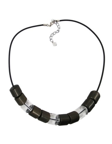 necklace beads transparency 45cm