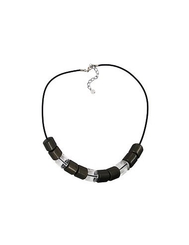 necklace beads transparency 45cm