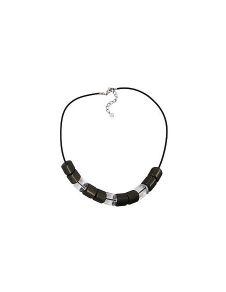 necklace beads transparency 45cm