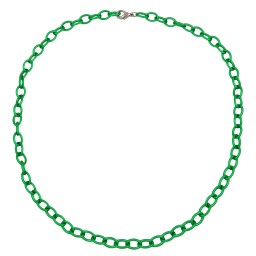 necklace green anchor chain 8mm