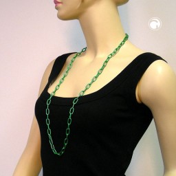 necklace green anchor chain 8mm