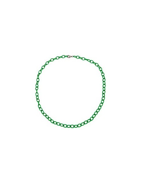 necklace green anchor chain 8mm