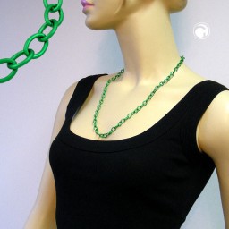 necklace green anchor chain 7mm