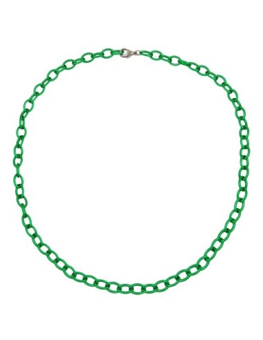 necklace green anchor chain 7mm