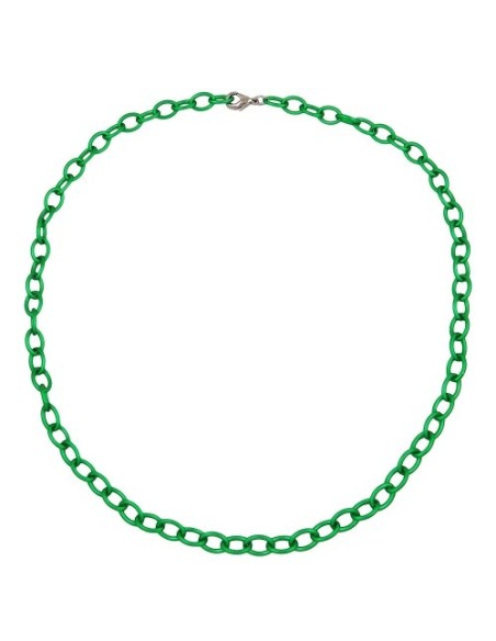necklace green anchor chain 7mm