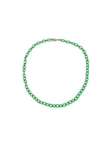 necklace green anchor chain 7mm