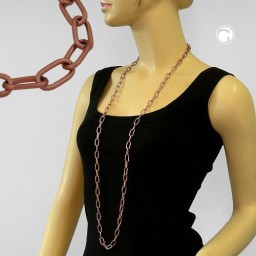 necklace anchor chain 8mm copper colour