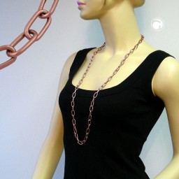 necklace anchor chain 8mm copper colour