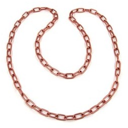 necklace anchor chain 8mm copper colour