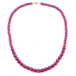 necklace beads purple