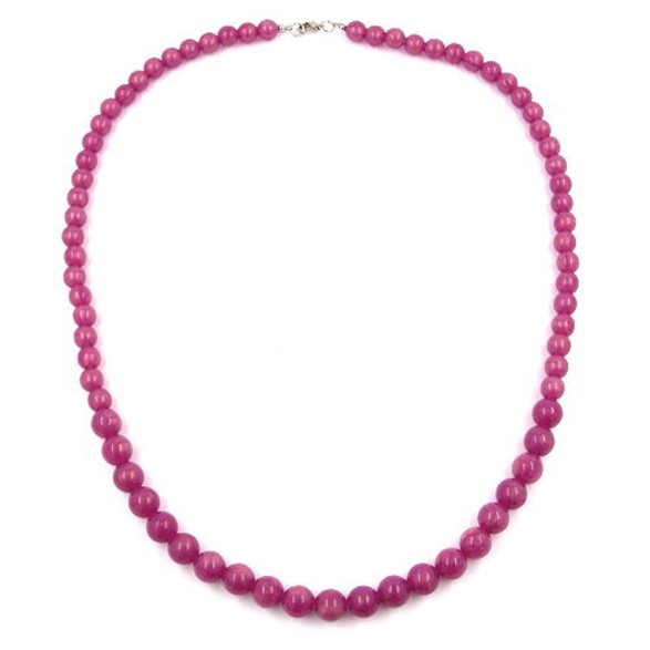 necklace beads purple