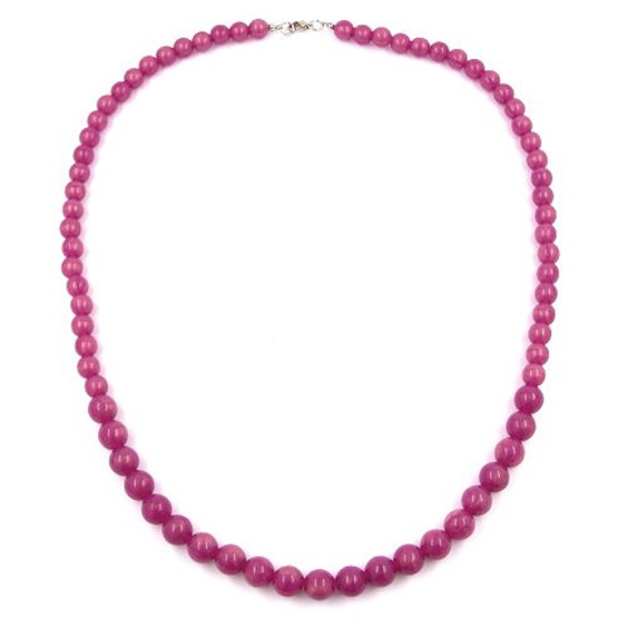 necklace beads purple