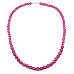 necklace beads purple