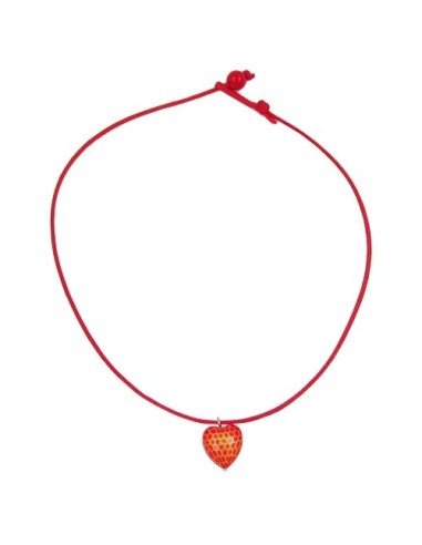 necklace heart red