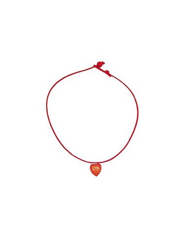 necklace heart red