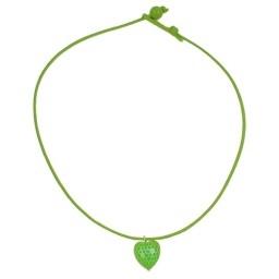 necklace heart green