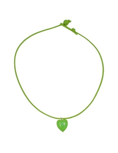 necklace heart green