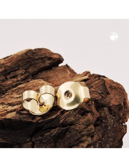 butterfly friction back - replacement part for stud earrings 9k gold