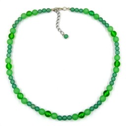 necklace beads green