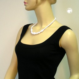 necklace beads white