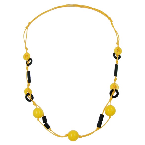 necklace yellow-shiny black