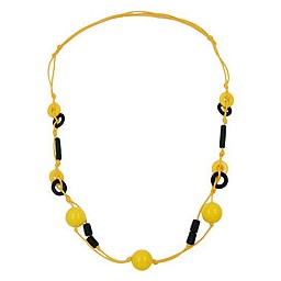 necklace yellow-shiny black