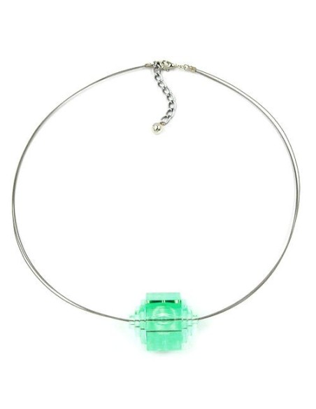 necklace eye-catching bead mint green