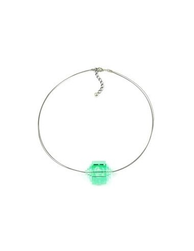 necklace eye-catching bead mint green