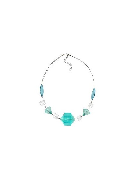 necklace eye-catching bead aqua
