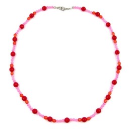 necklace beads red/pink/orange for girls!