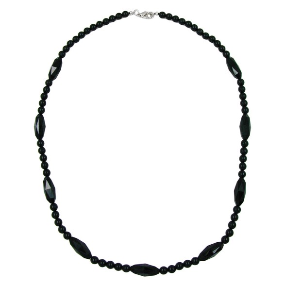 necklace beads black