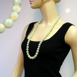 bead chain green-yellow size variable 85cm