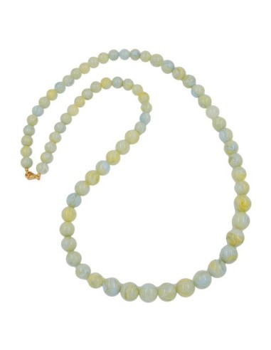 bead chain green-yellow size variable 85cm