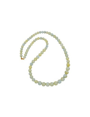 bead chain green-yellow size variable 85cm