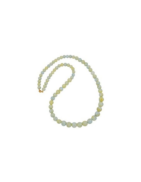 bead chain green-yellow size variable 85cm