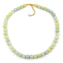 bead chain beads 10mm green/white/yellow