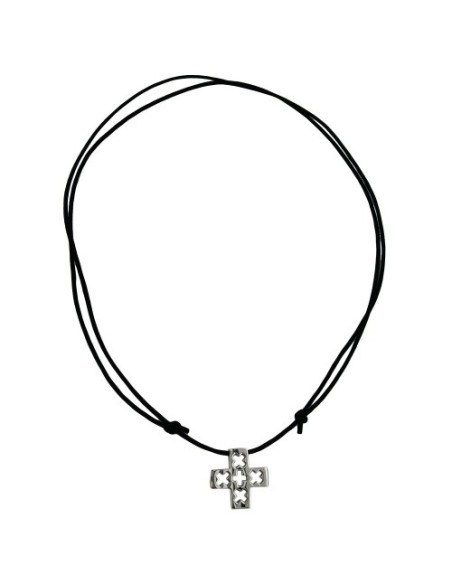 necklace cross stainless steel 100cm