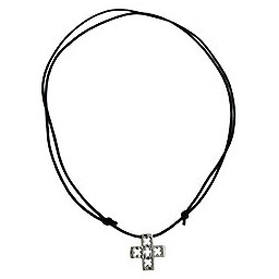 necklace cross stainless steel 100cm