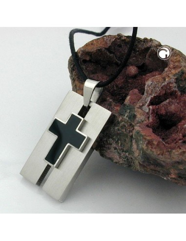 necklace cross stainless steel 100cm