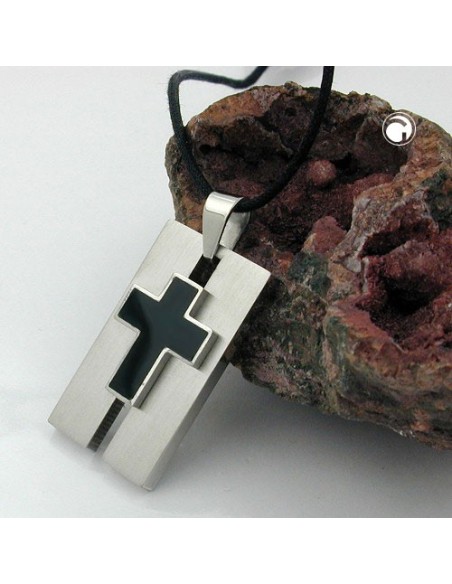 necklace cross stainless steel 100cm