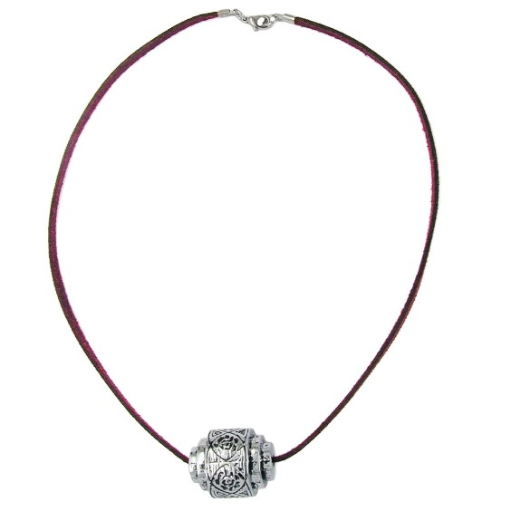 necklace eye-catching bead chrome