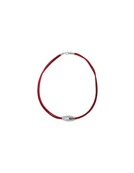 necklace olive shaped with grooves