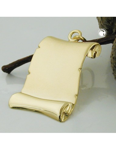 pendant to be engraved 9k gold