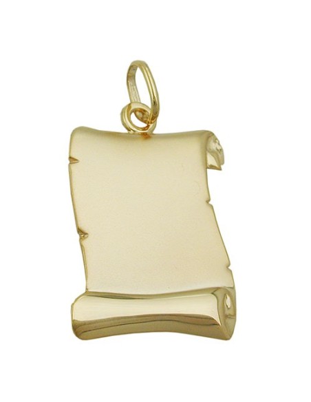 pendant to be engraved 9k gold